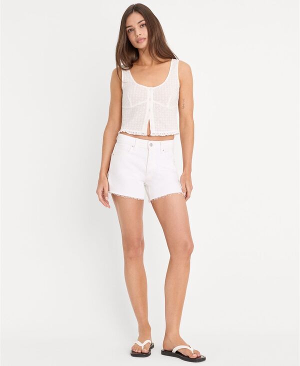 グッドアメリカン レディース ボトムス ハーフパンツ・ショーツ ヴィンテージ ショートパンツ デニム Good American Womens Vintage MidRise Denim Shorts