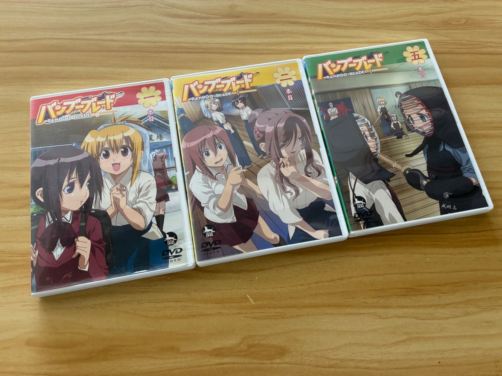 中古][DVD] バンブーブレード 一、ニ、五本目(3点セット)(シールあり