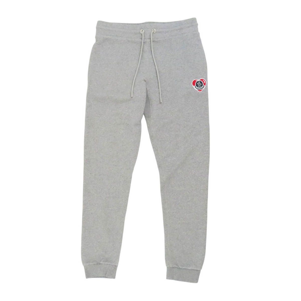 モンクレール ロゴ ワッペン ジョガーパンツ 8H000 05 899V4 メンズ グレー MONCLER【中古】 【アパレル・小物】