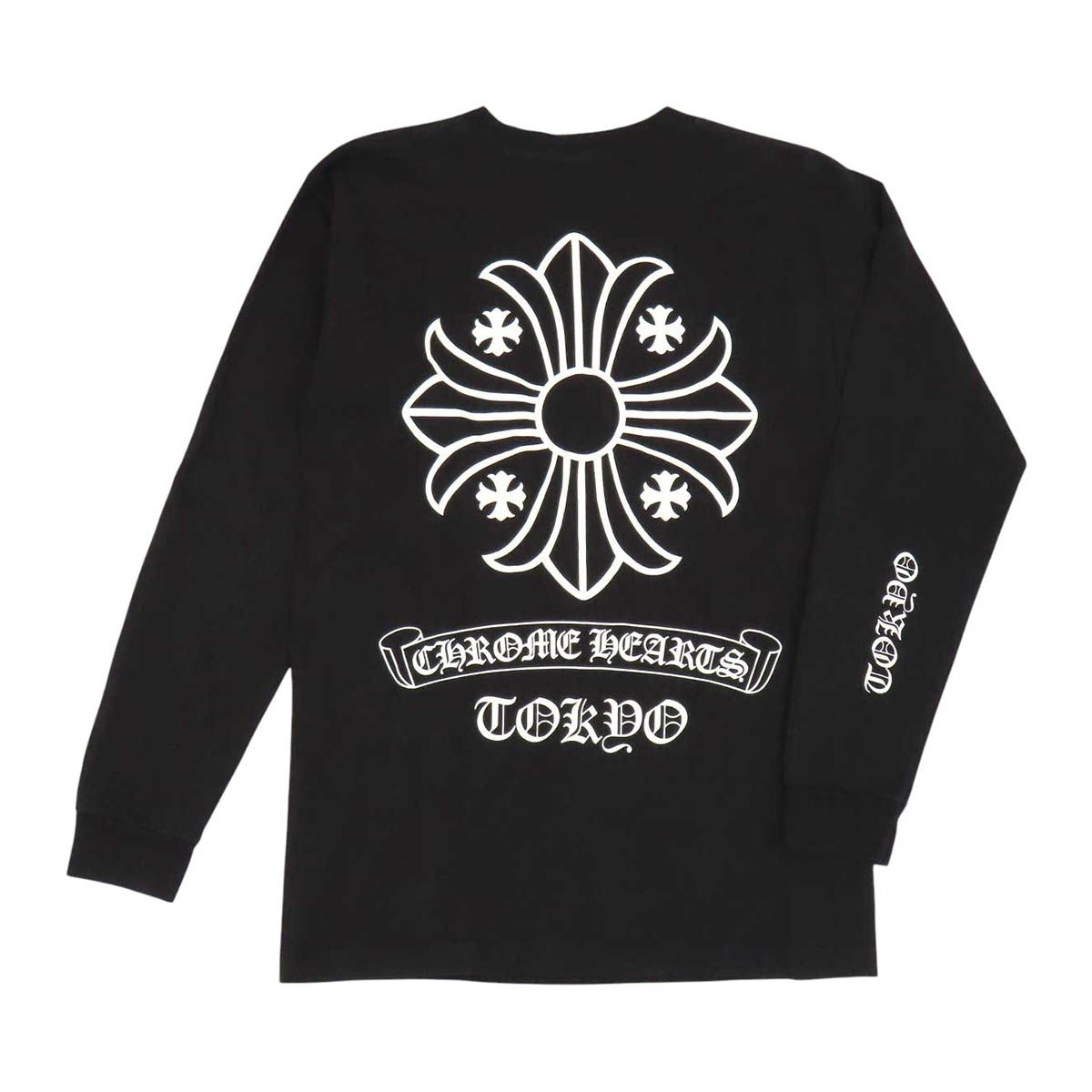 クロムハーツ TOKYO限定 CHプラス プリント ロングスリーブ Tシャツ