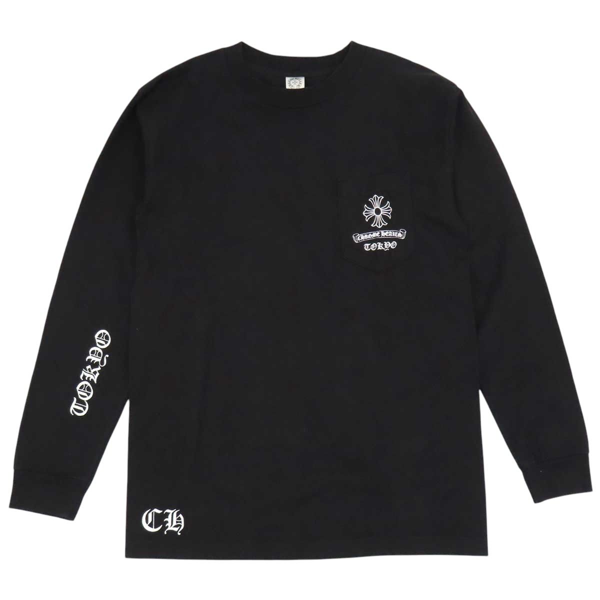 クロムハーツ TOKYO限定 CHプラス プリント ロングスリーブ Tシャツ