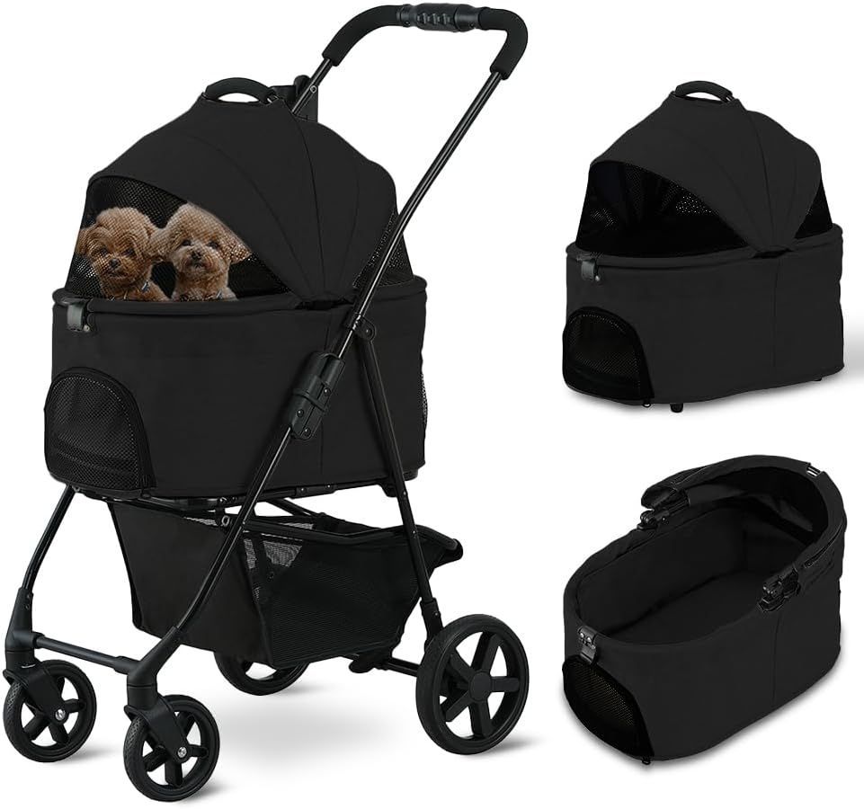 分離型 犬用 折り畳み ブラック 中型犬 小型犬 TPC-990 ペットカート 3WAY アイリスオーヤマ 15,445円
