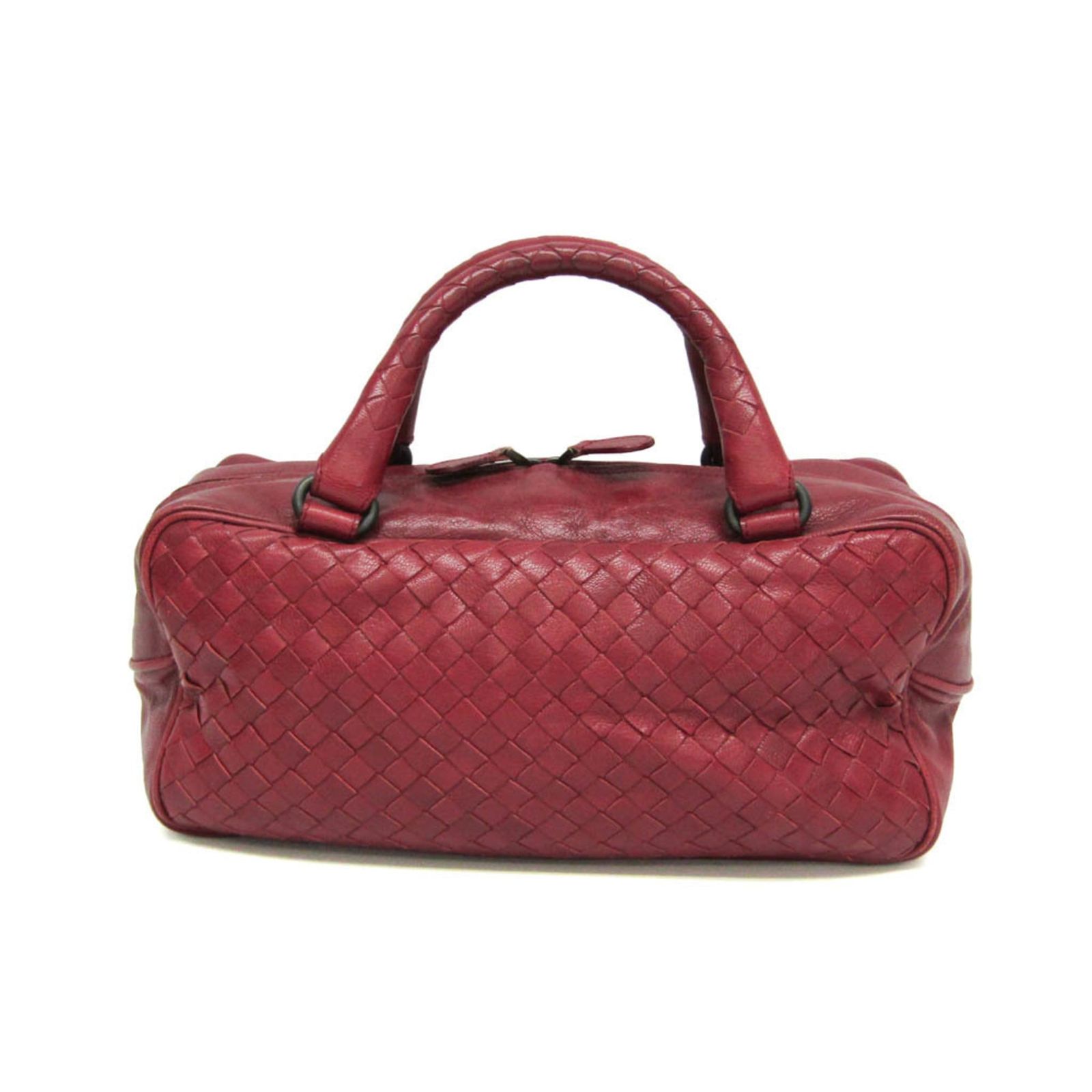 ボッテガ・ヴェネタ(Bottega Veneta) イントレチャート ミニボストンバッグ 200666 レディース レザー ハンドバッグ レッドブラウン 53,460円