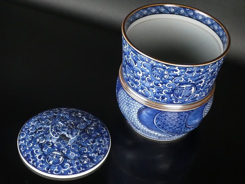 加藤利昌 作「祥瑞 水指」共箱 保証品 茶道具 /U86 - メルカリ