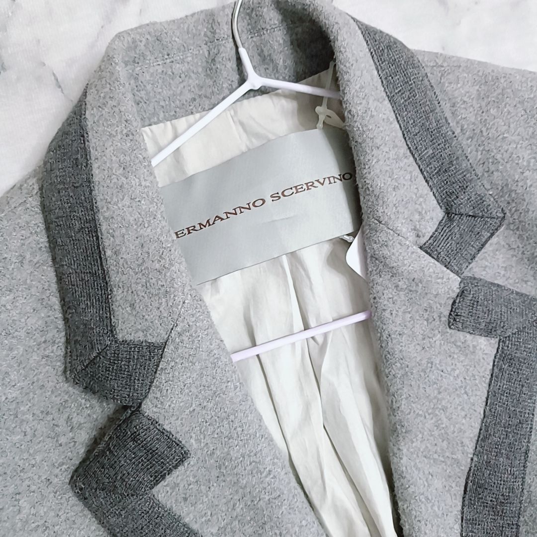 極美品】エルマンノ シェルヴィーノ ERMANNO SCERVINO テーラード