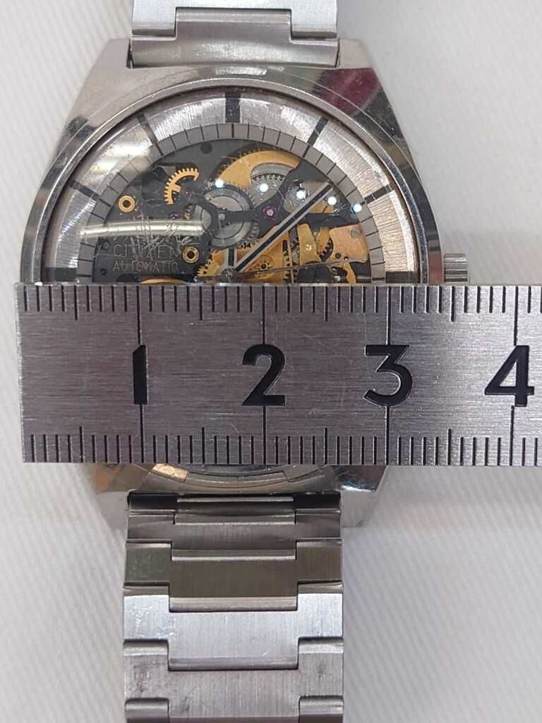 CITIZEN シチズン スケルトン 25JEWELS 腕時計 自動巻き メンズ腕時計