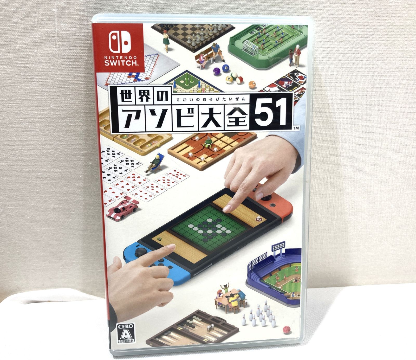 高松31-0182] Switch 世界のアソビ大全51☆動作確認済☆[中古/パケット