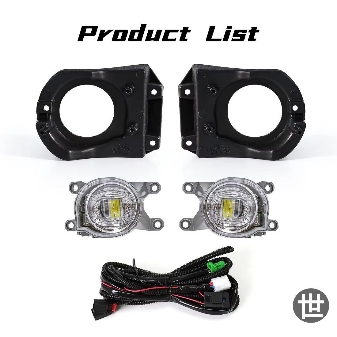 トヨタ カローラ クロス 2020 - 23 LED フォグランプ DRL デイタイム ホワイト ヘッドライト フォグランプ 防水 12V