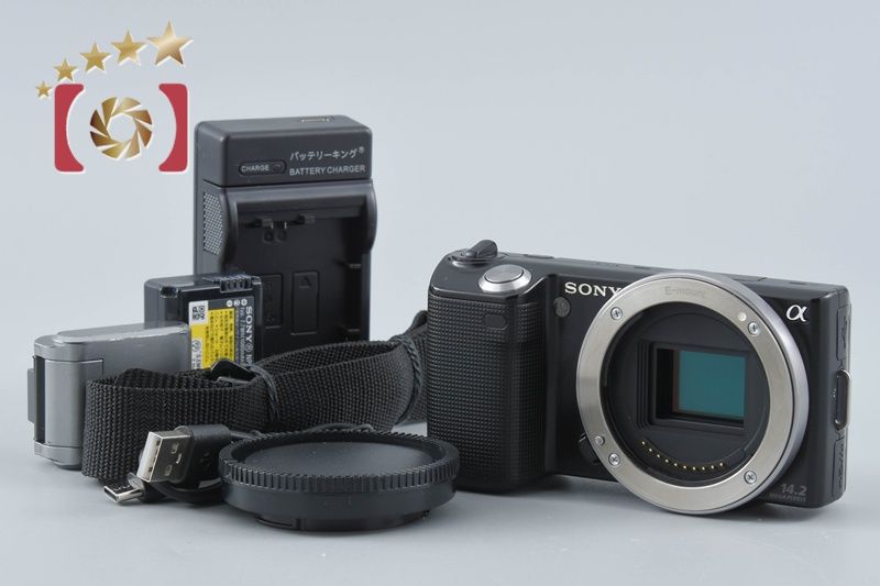 中古】SONY ソニー α NEX-5 ブラック ミラーレス一眼カメラ - メルカリ