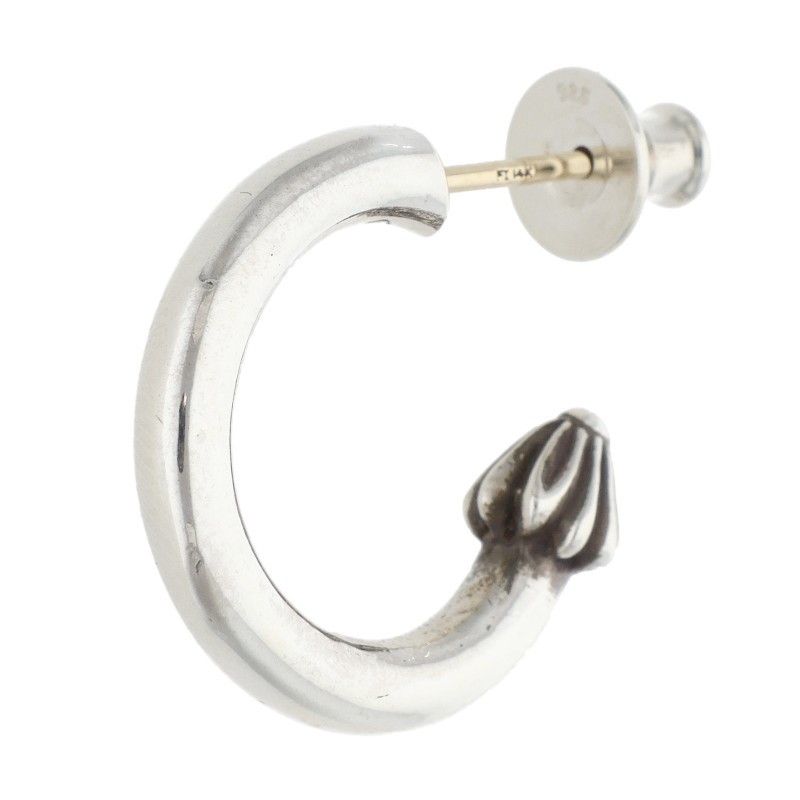 クロムハーツ HOOP PLAIN/プレーンフープ シルバーピアス メンズ 51,054円