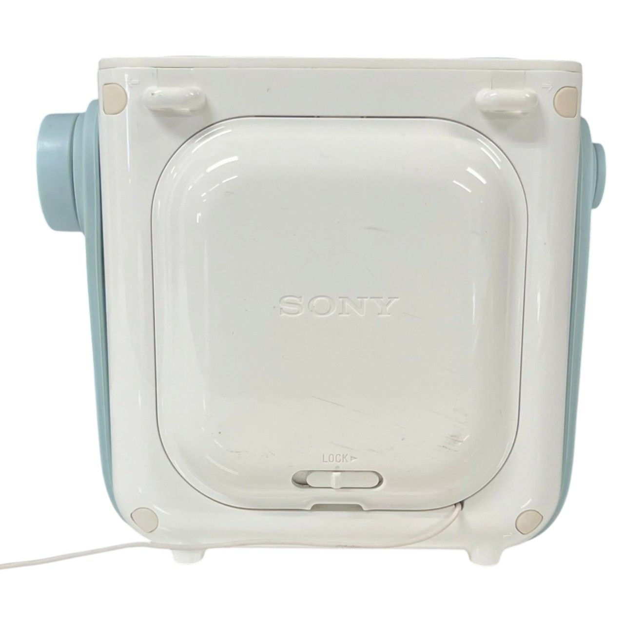 SONY/ソニー シャワーラジオ ICF-S80 防滴仕様 FM/AM ホワイト系 通電