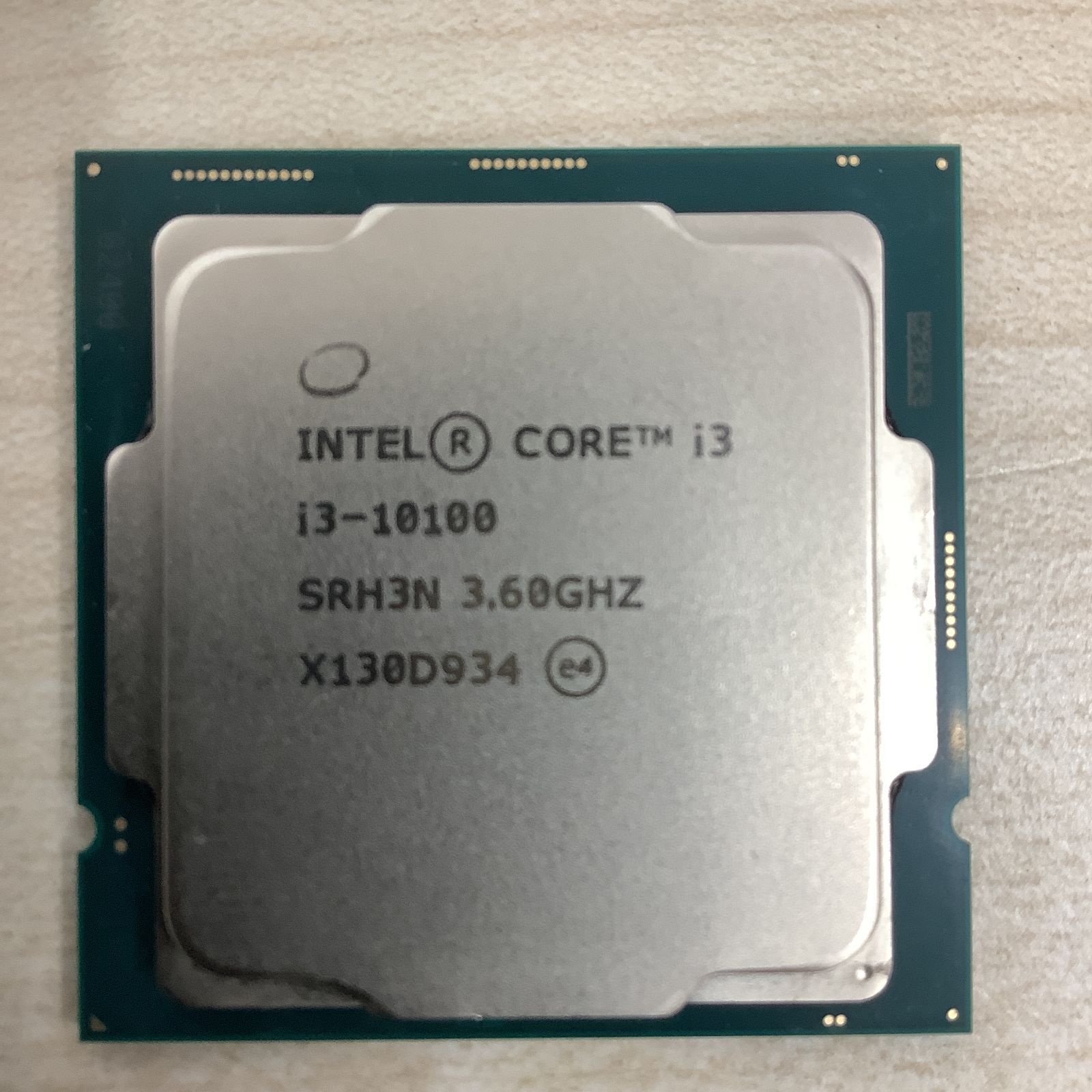 Intel Core i3-10100 CPU 　LGA1200　動作確認済み Intel Core i3-10100 CPU LGA1200 - メルカリ