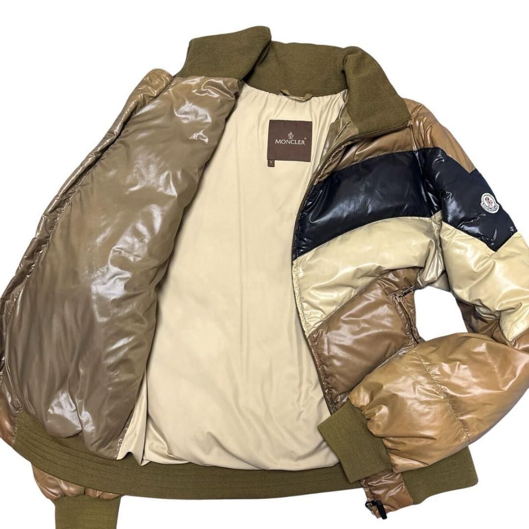 MONCLER モンクレール ダウンジャケット シャイニー 3色切替 Y2K