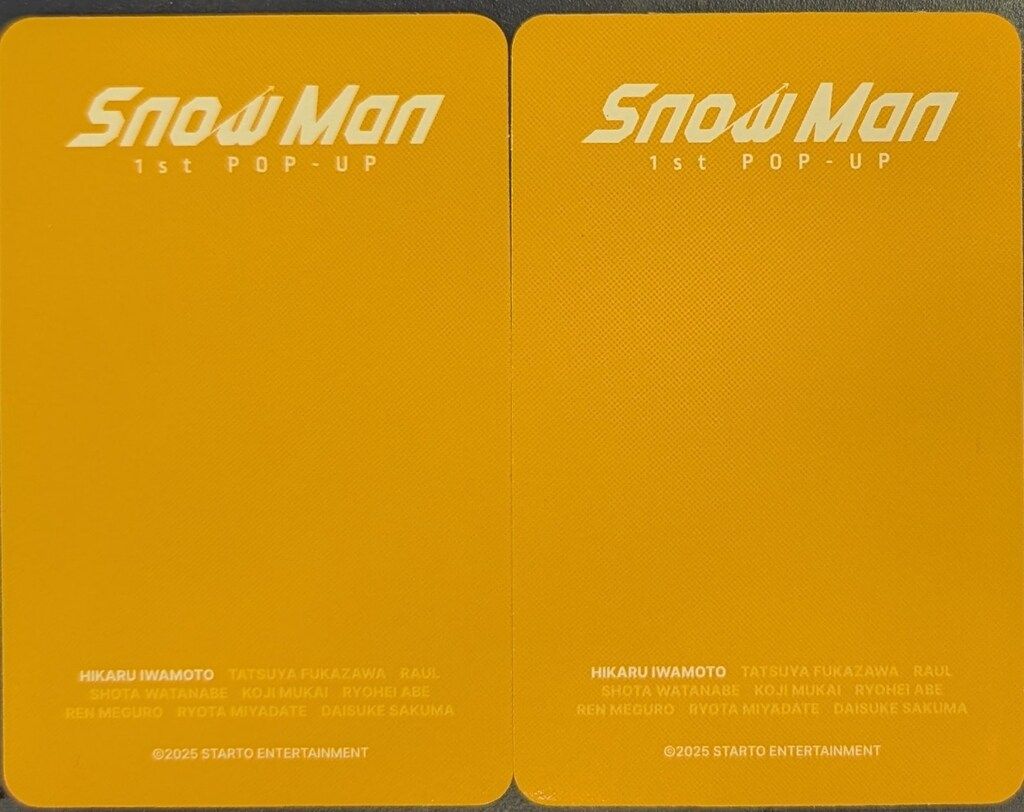 SnowMan 1st POP-UP 岩本照 フォトカードパック C - メルカリ