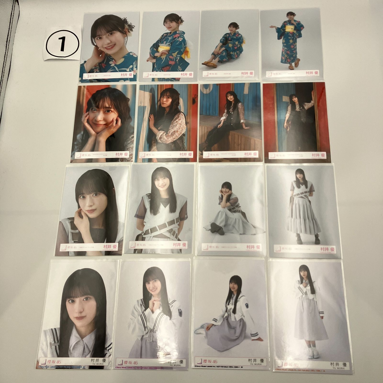 櫻坂46 村井優 生写真 コンプ 8セット NLK076P f115 - メルカリ