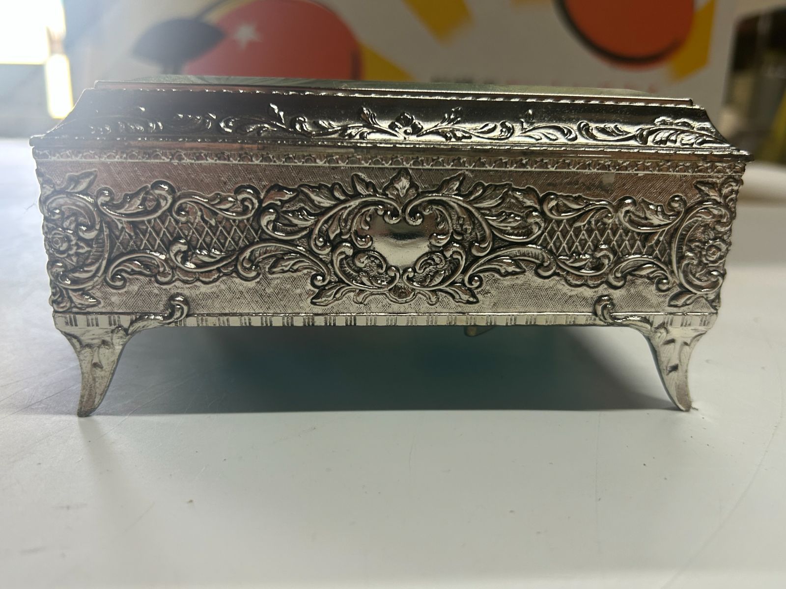 SANKYO オルゴール付き宝石箱 ジュエリーボックス 昭和レトロ