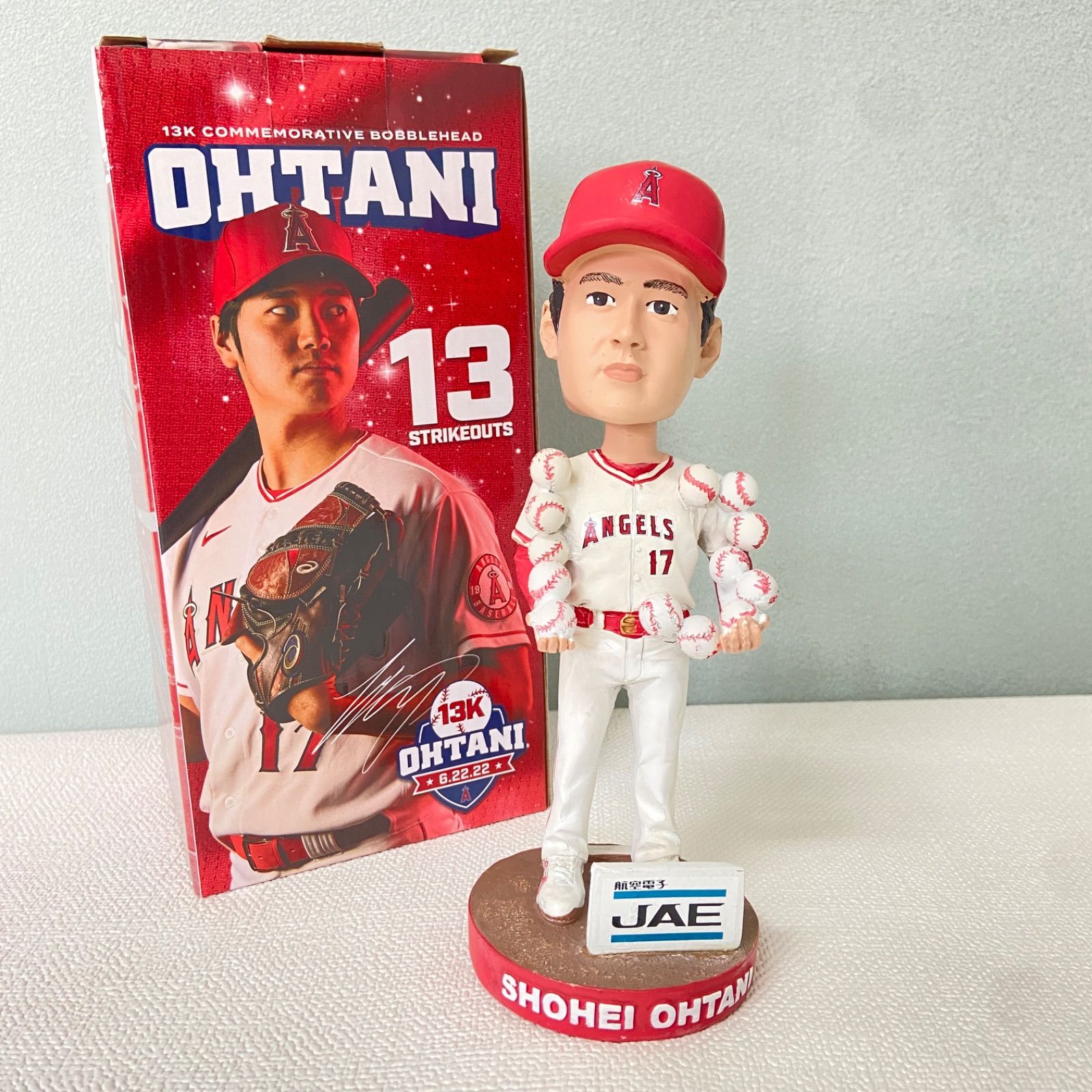 【非売品・限定】大谷翔平 13奪三振記念 ボブルヘッド フィギュア（エンゼルス）