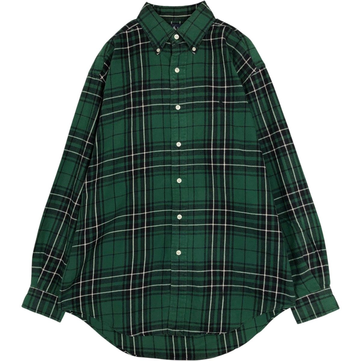 古着 ラルフローレン Ralph Lauren BLAKE 長袖 ボタンダウン フランネルチェックシャツ メンズS相当/eaa677098 7,473円