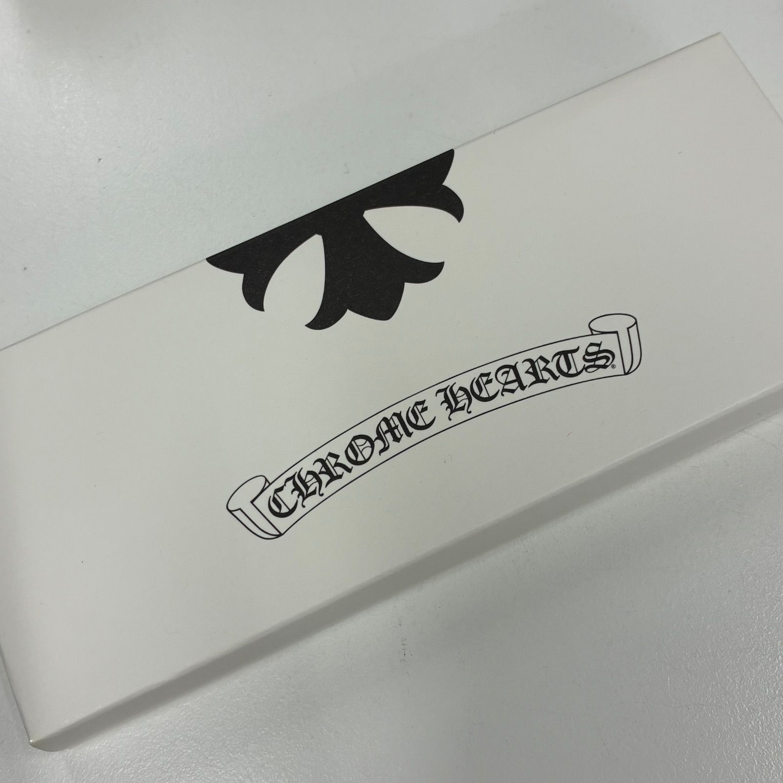 未使用】Chrome Hearts クロス柄 メガネ拭き グレー クロムハーツ