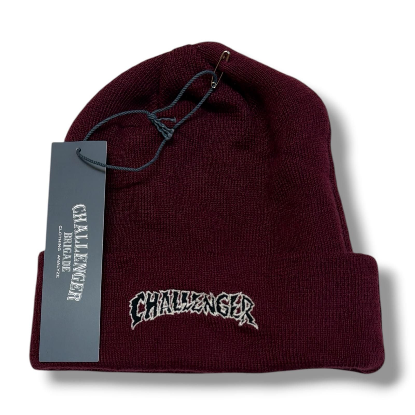未使用 CHALLENGER 25AW CRASH LOGO KNIT CAP クラッシュロゴニット