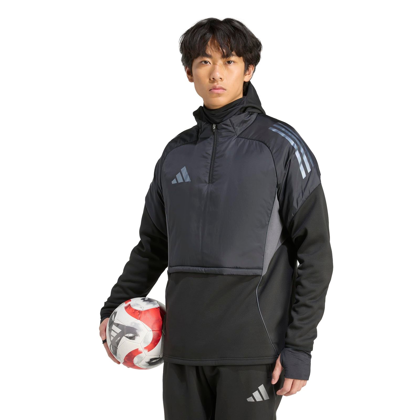 アディダス サッカー ジャージトップ ティロ 25 コンペティション ウィンタライズド トップ メンズ KPC14 ブラック/チームダークグレー (JN5842) M [ブラック/チームダークグレー (JN5842)] [Free Size] 7,519円