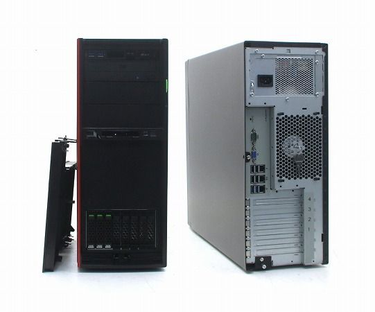 富士通 PRIMERGY TX1330 M4 Xeon E-2124 3.3GHz 16GB 600GBx3台(SAS2.5