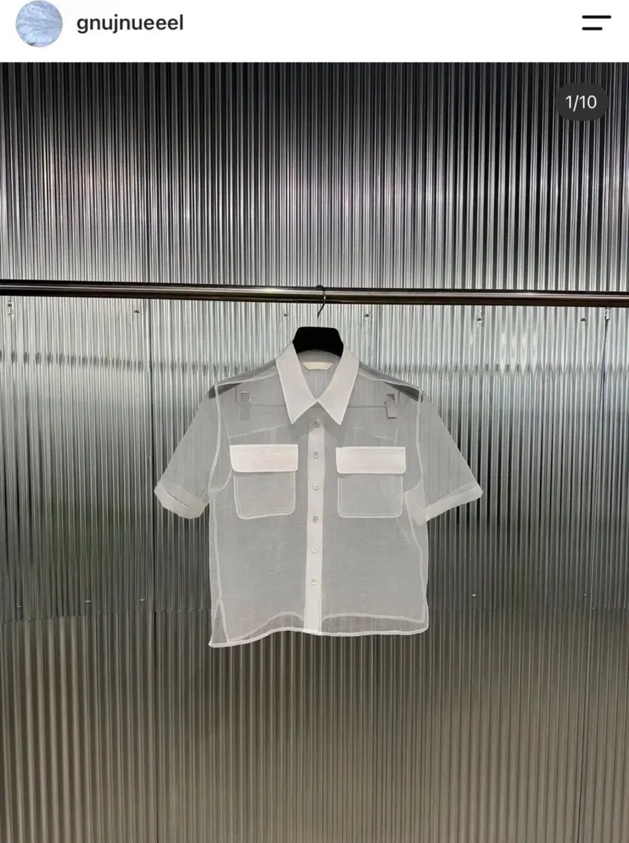 DRAGONBLUES オーガンザ シャツ S 白 9,609円