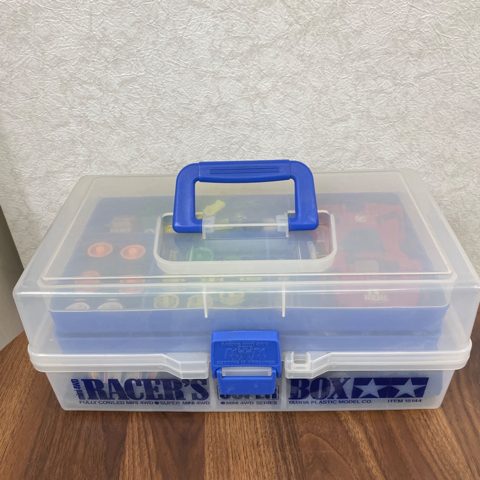タミヤ ミニ四駆 パーツ大量まとめ売り モーター タイヤ ホイール等ケース付 レア】TAMIYA タミヤ ミニ四駆 専用ボックス ケース入り まとめ売り