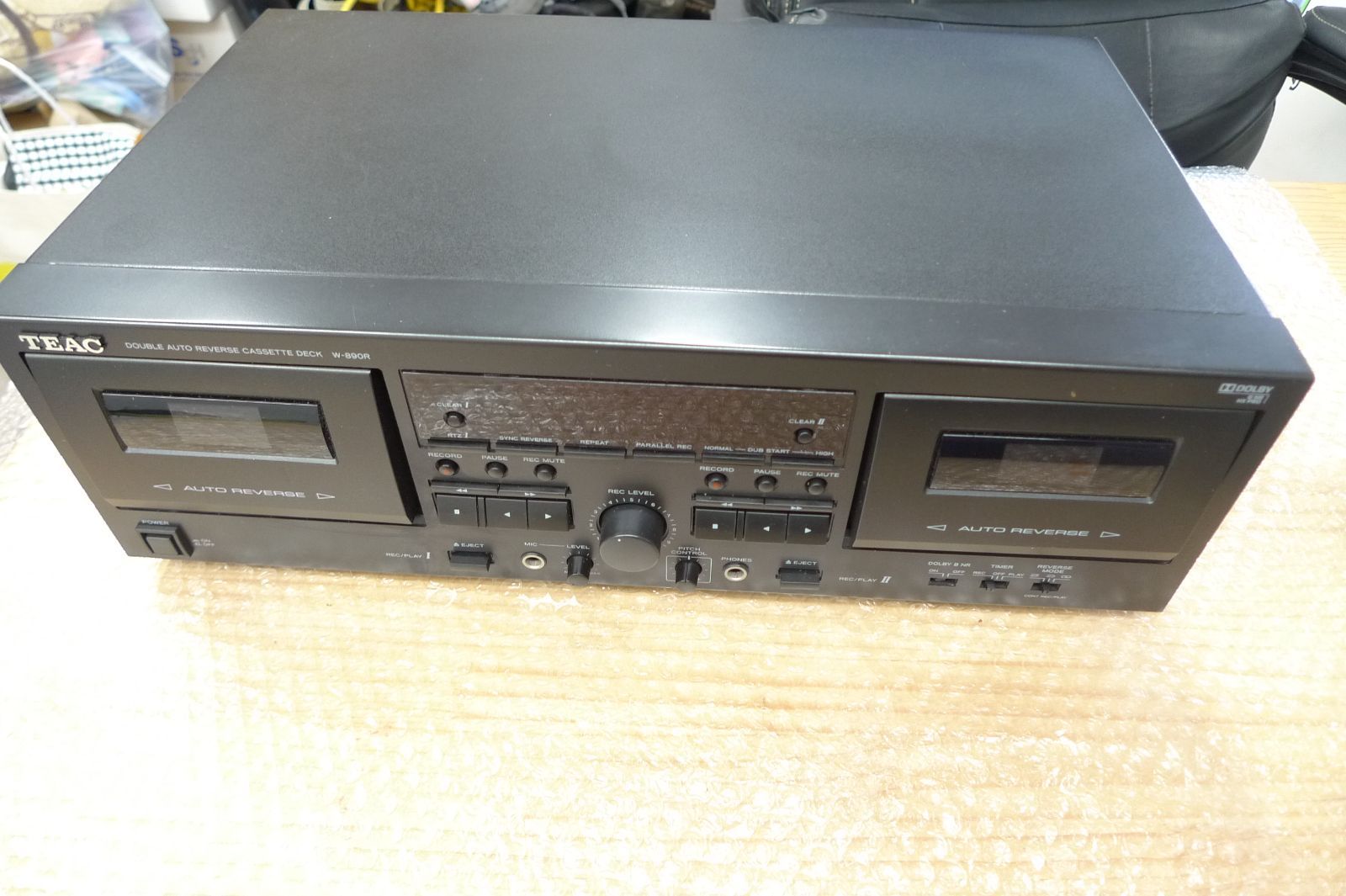 TEAC W-890R B ティアック Wカセットレコーダー カセットデッキ ダブル