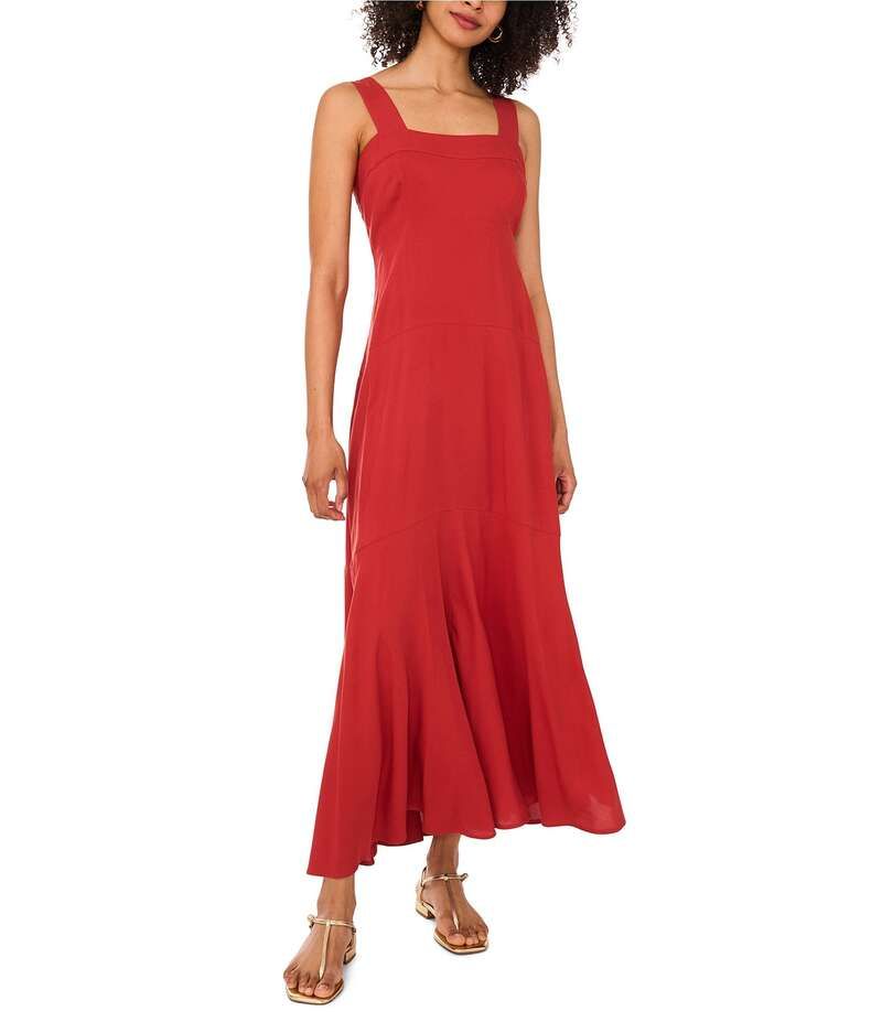 ヴィンスカムート レディース トップス シャツ マキシワンピース ノースリーブ マキシ Vince Camuto Square Neck Sleeveless Shift Maxi Dress Chi 12,766円