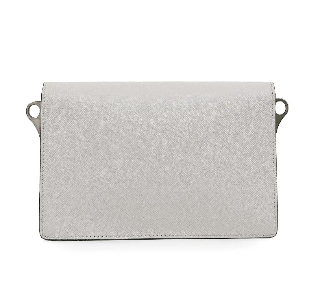 中古ブランド PRADA プラダ サフィアーノ ミニ クロスバック 白 BT1037 中古ブランド PRADA プラダ サフィアーノ ミニ クロスバック 白 BT1037