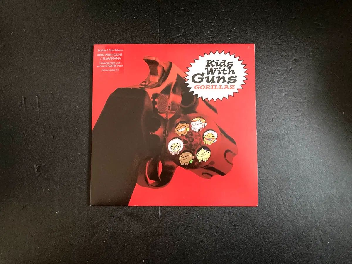 ゴリラズ- Kids With Guns ／ El Manana 7 インチ Single LP
