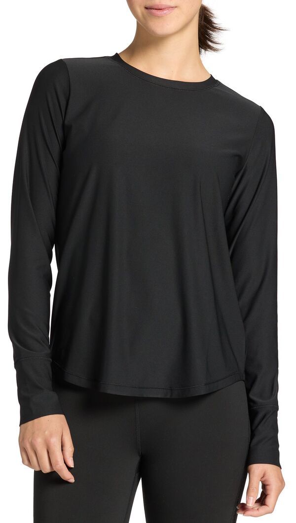 DSG レディース トップス シャツ DSG Womens Movement Long Sleeve Shirt Pure Black ブラック