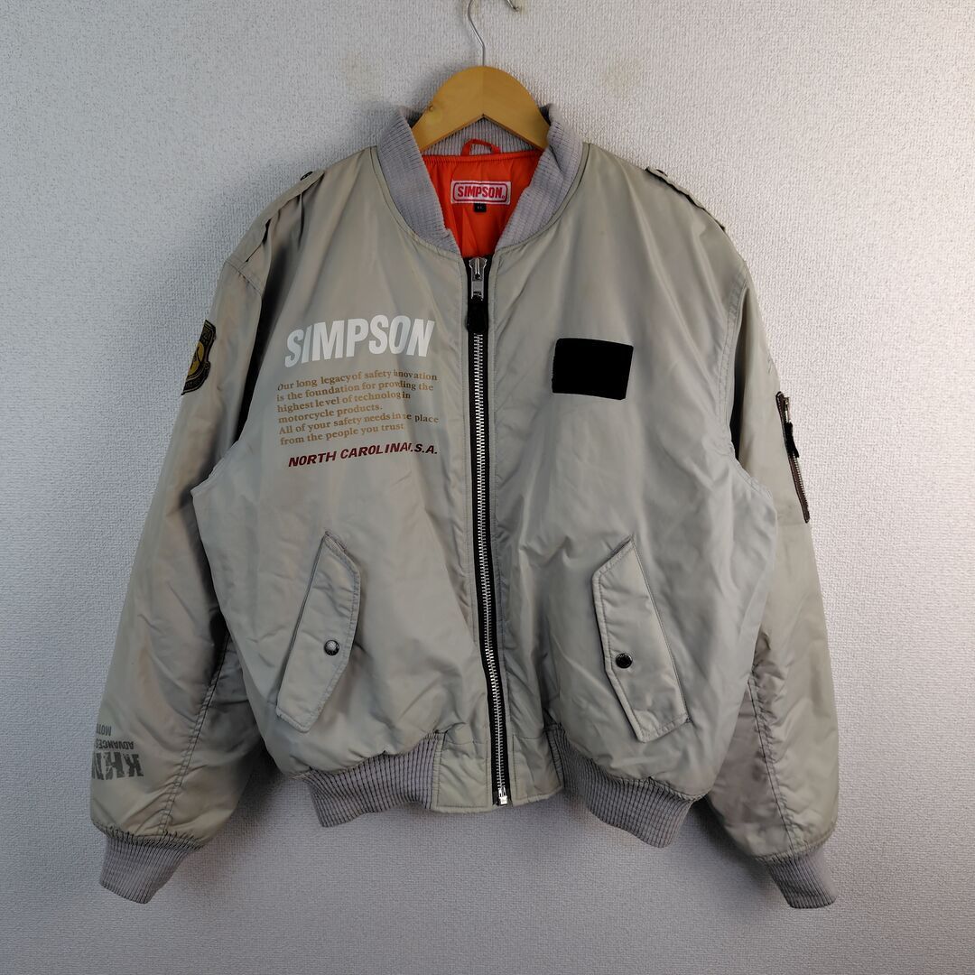 SIMPSON シンプソン MA-1 ボンバージャケット ブルゾン ナイロン 中綿