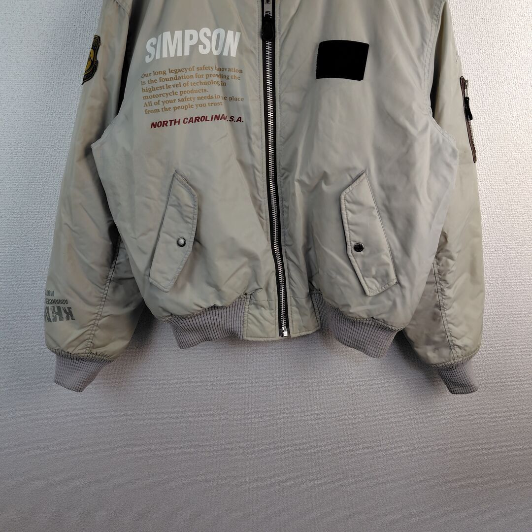 SIMPSON シンプソン MA-1 ボンバージャケット ブルゾン ナイロン 中綿