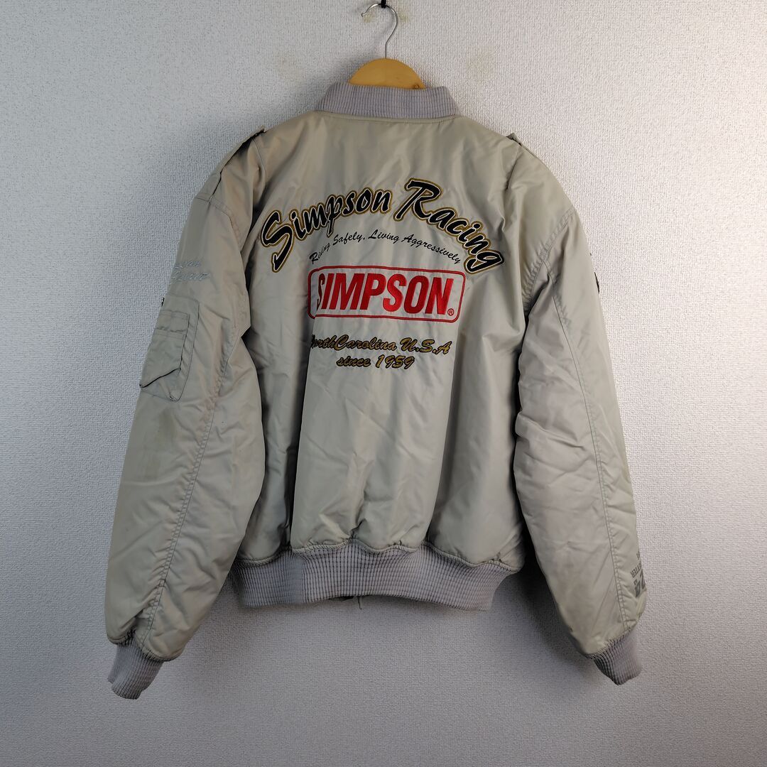 SIMPSON シンプソン MA-1 ボンバージャケット ブルゾン ナイロン 中綿