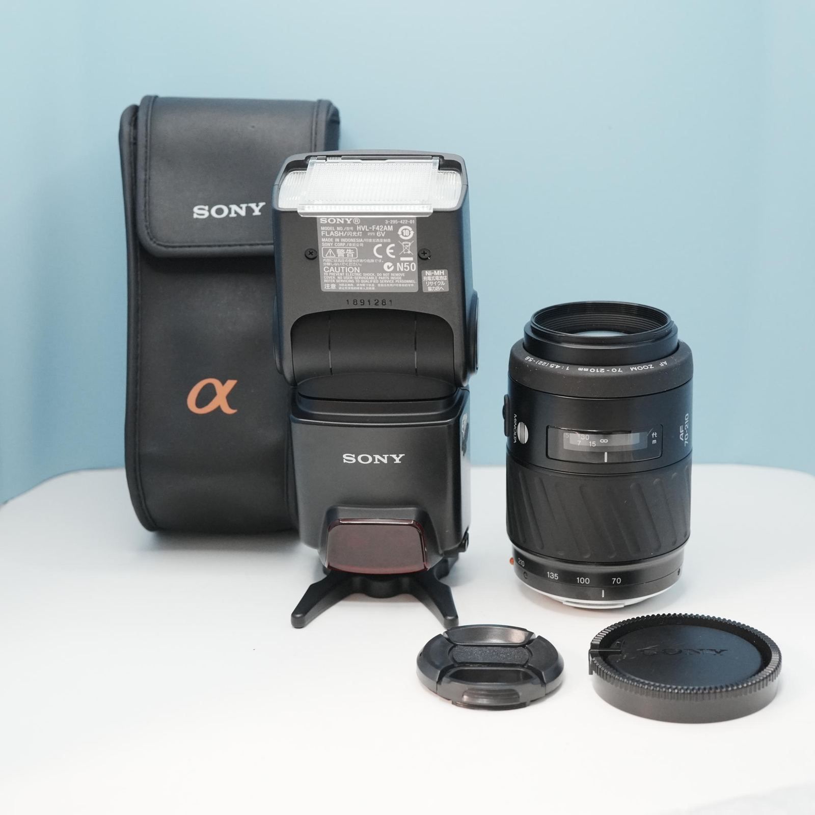 SONY α300 DSLR-A300 一眼レフ スマホ転送OK フルセット 美品 シロクマ