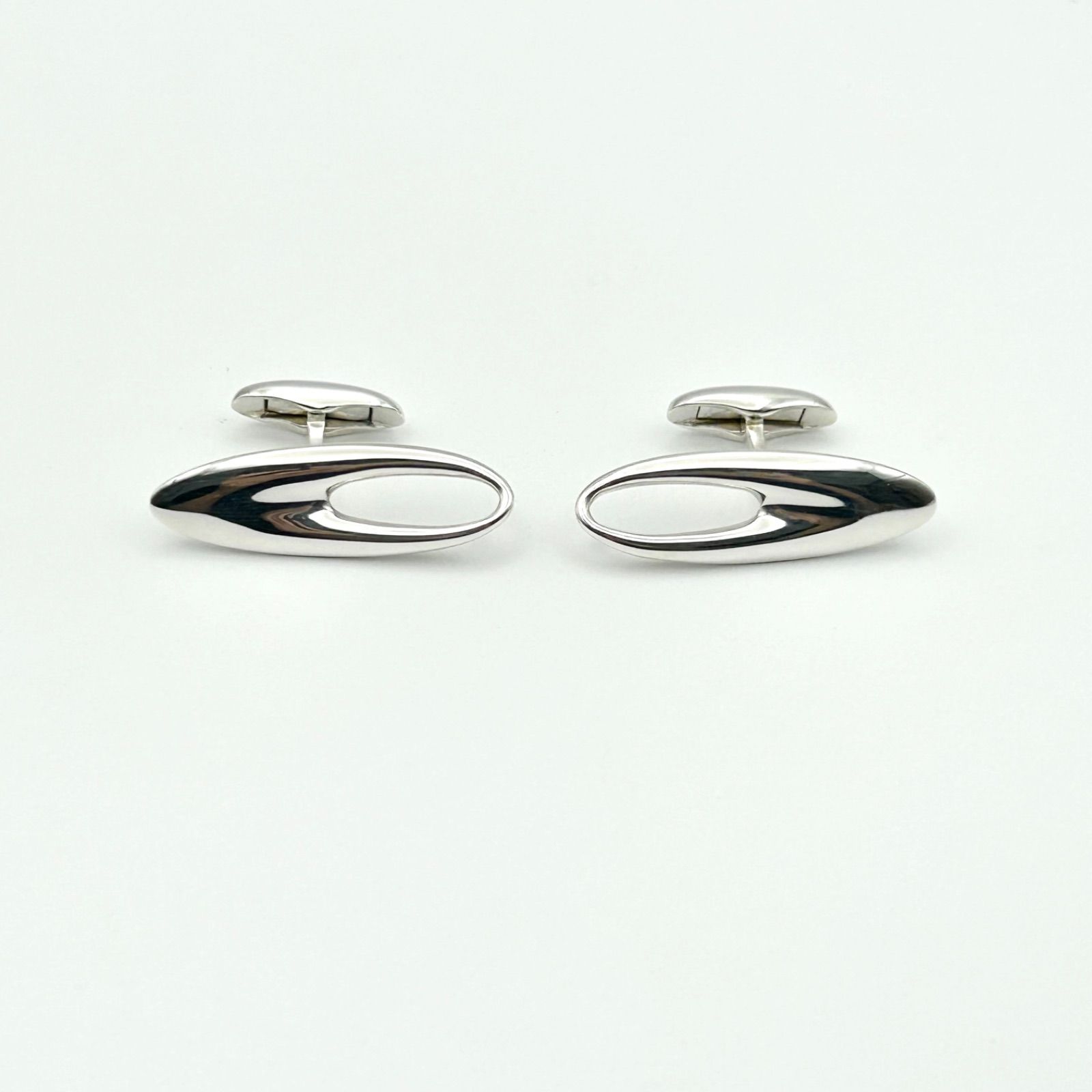 美品 ジョージジェンセン カフス カフリンクス Georg Jensen ジョージジェンセン カフス 925 品番500 レギッツェ
