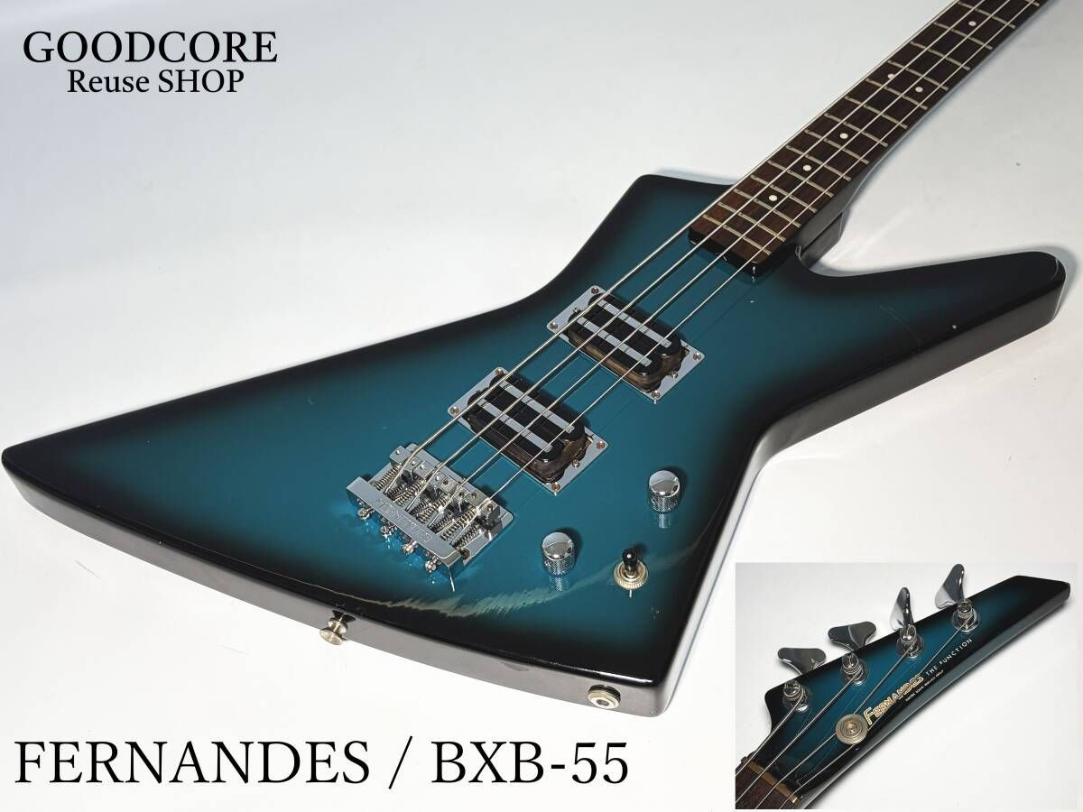 FERNANDES BXB-55 THE FUNCTION エクスプローラータイプ エレキベース 39,000円