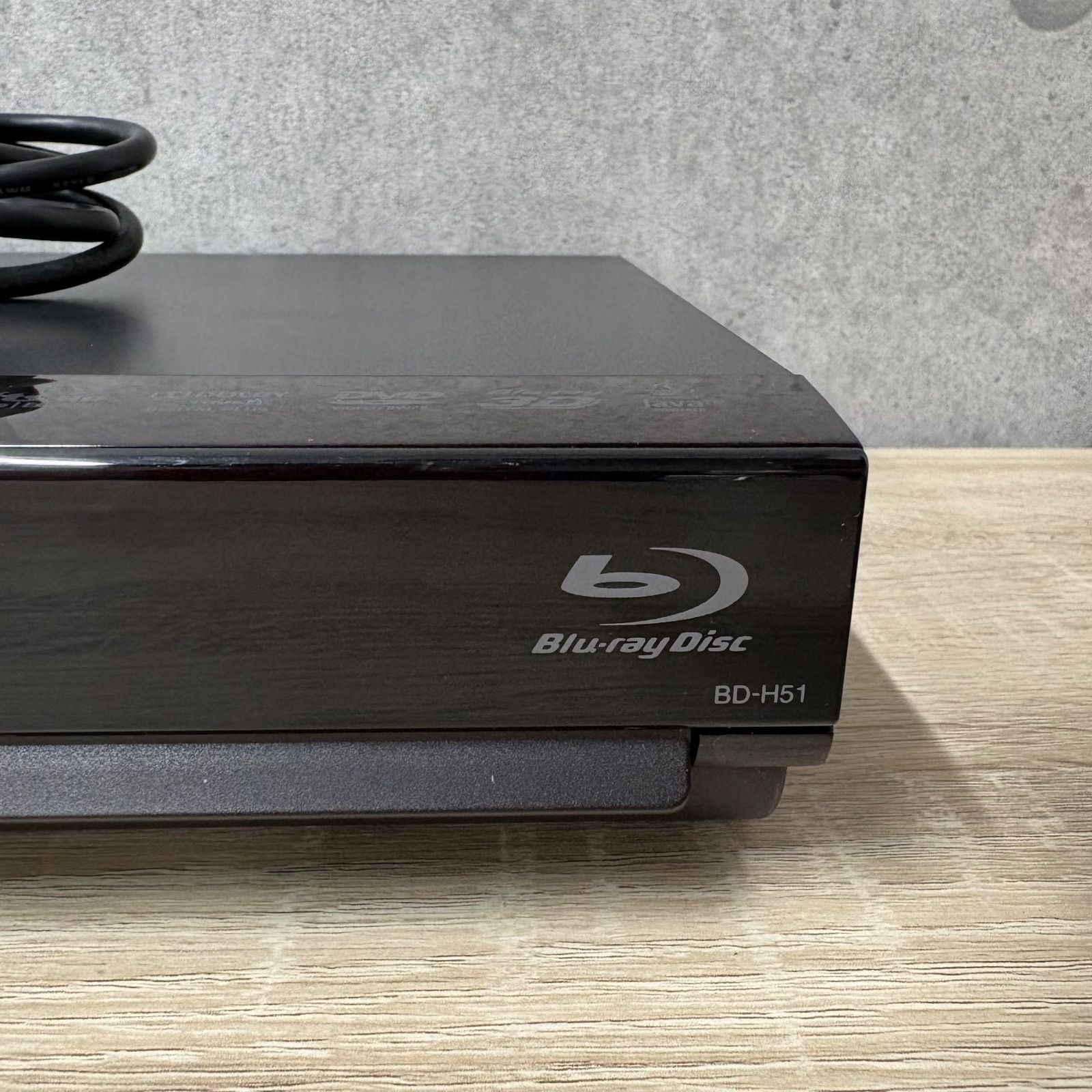 SHARP AQUOS BD-H51 ブルーレイレコーダー 純正リモコン付き 動作確認