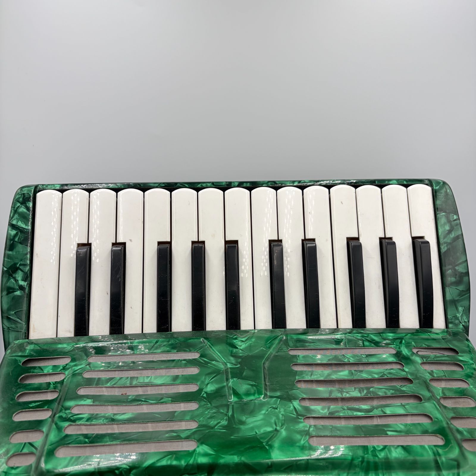 YAMAHA ALTO 25 アコーディオン 25鍵盤 マーブルグリーン 実用動作品