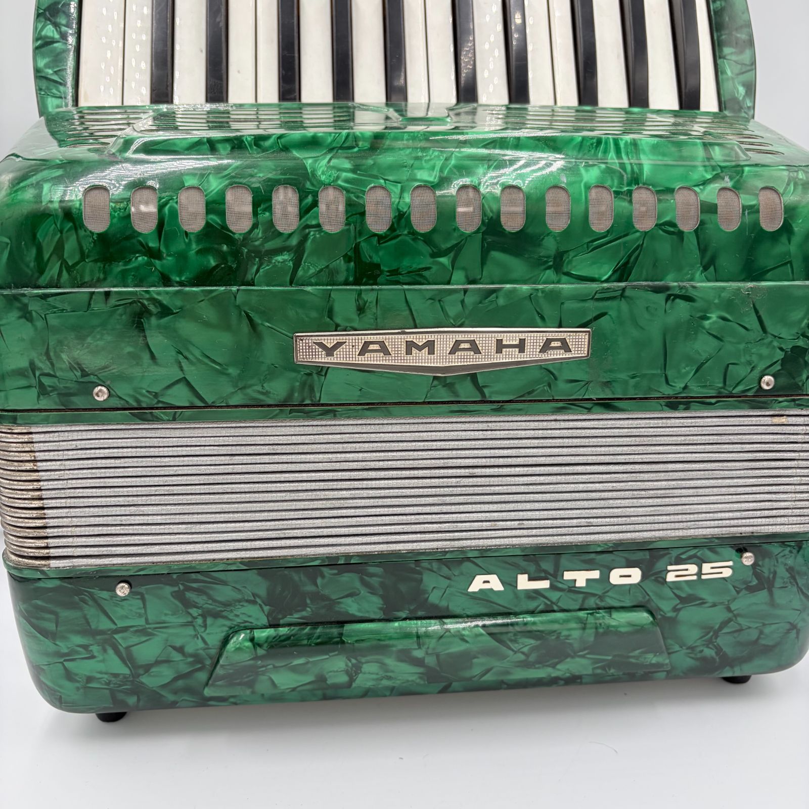 YAMAHA ALTO 25 アコーディオン 25鍵盤 マーブルグリーン 実用動作品