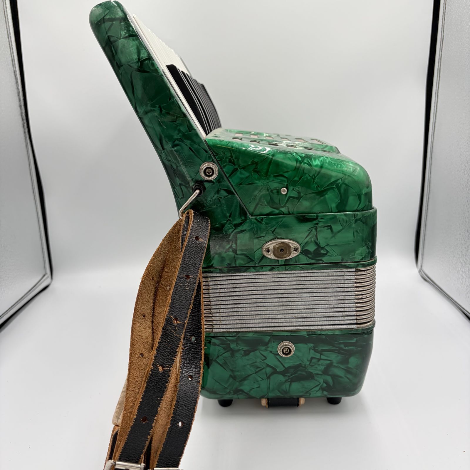 YAMAHA ALTO 25 アコーディオン 25鍵盤 マーブルグリーン 実用動作品
