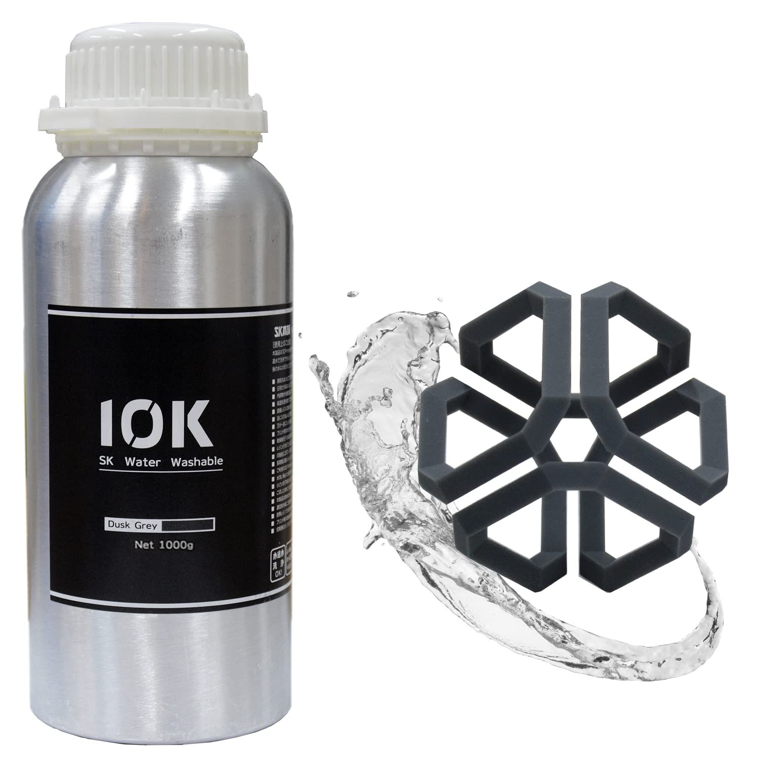 SK本舗 10K水洗いレジン Dusk Grey 1000g 光造形3Dプリンター用 0 9,043円