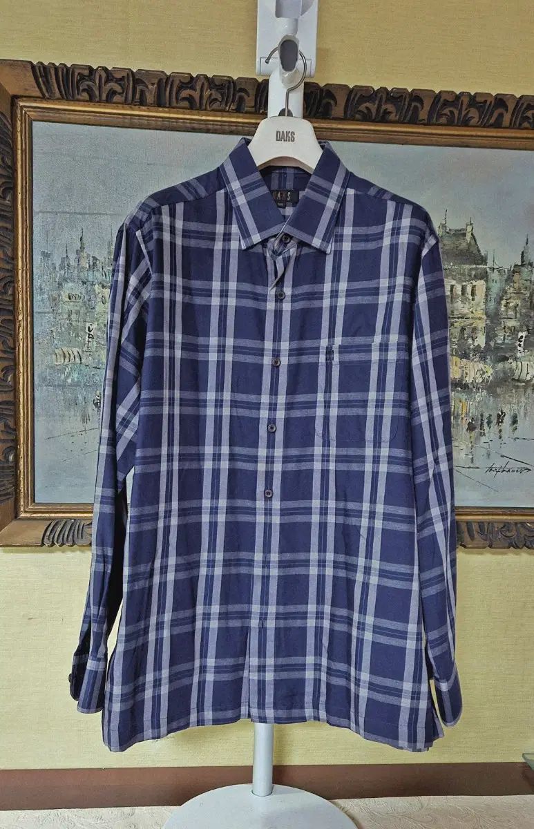 （105）4種 DAKS/BEAN POLE/Aquascutum(アクアスキュータム) 等 メンズ シャツ チェック柄 まとめ 9,975円
