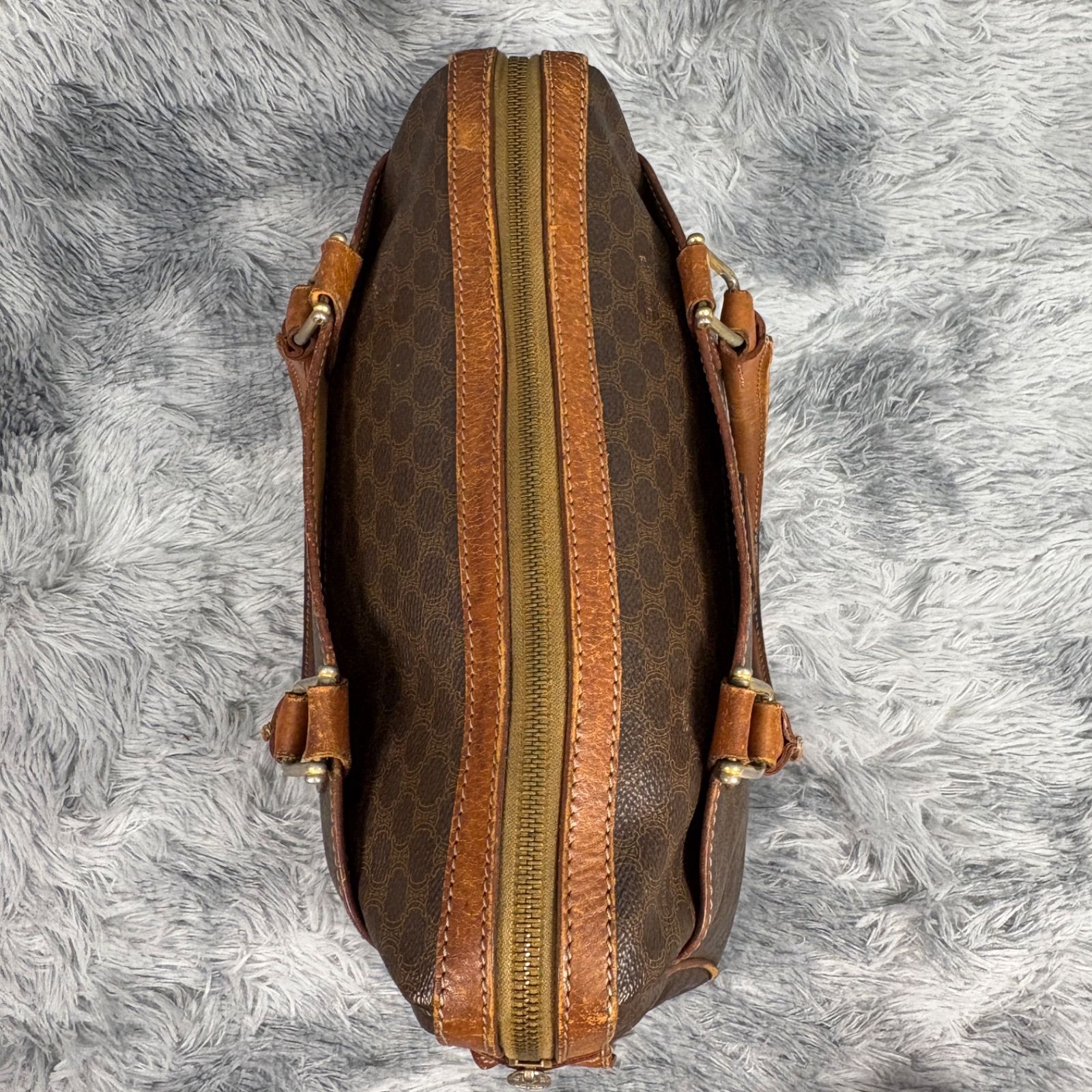 CELINE セリーヌ ハンドバッグ マカダム柄 トリオンフ ミニボストン
