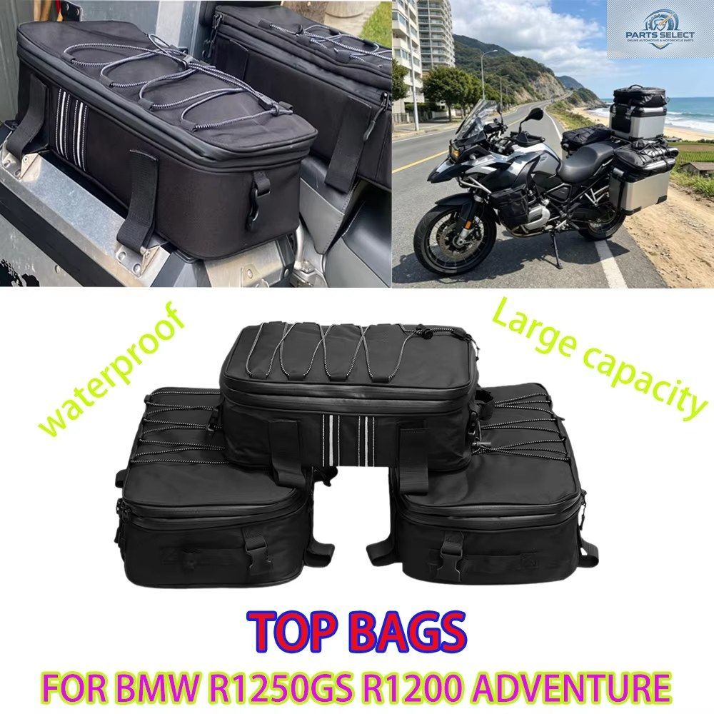 BMW GS 1200 LC R1250GS アドベンチャー用 防水ラゲッジトップパック トップボックス パニア収納バッグ