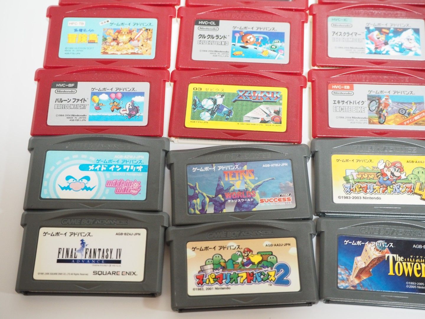 中古品　ゲームボーイ+ソフト A8520 ゲームボーイアドバンス GBA ソフト 24本 まとめ売り 任天堂