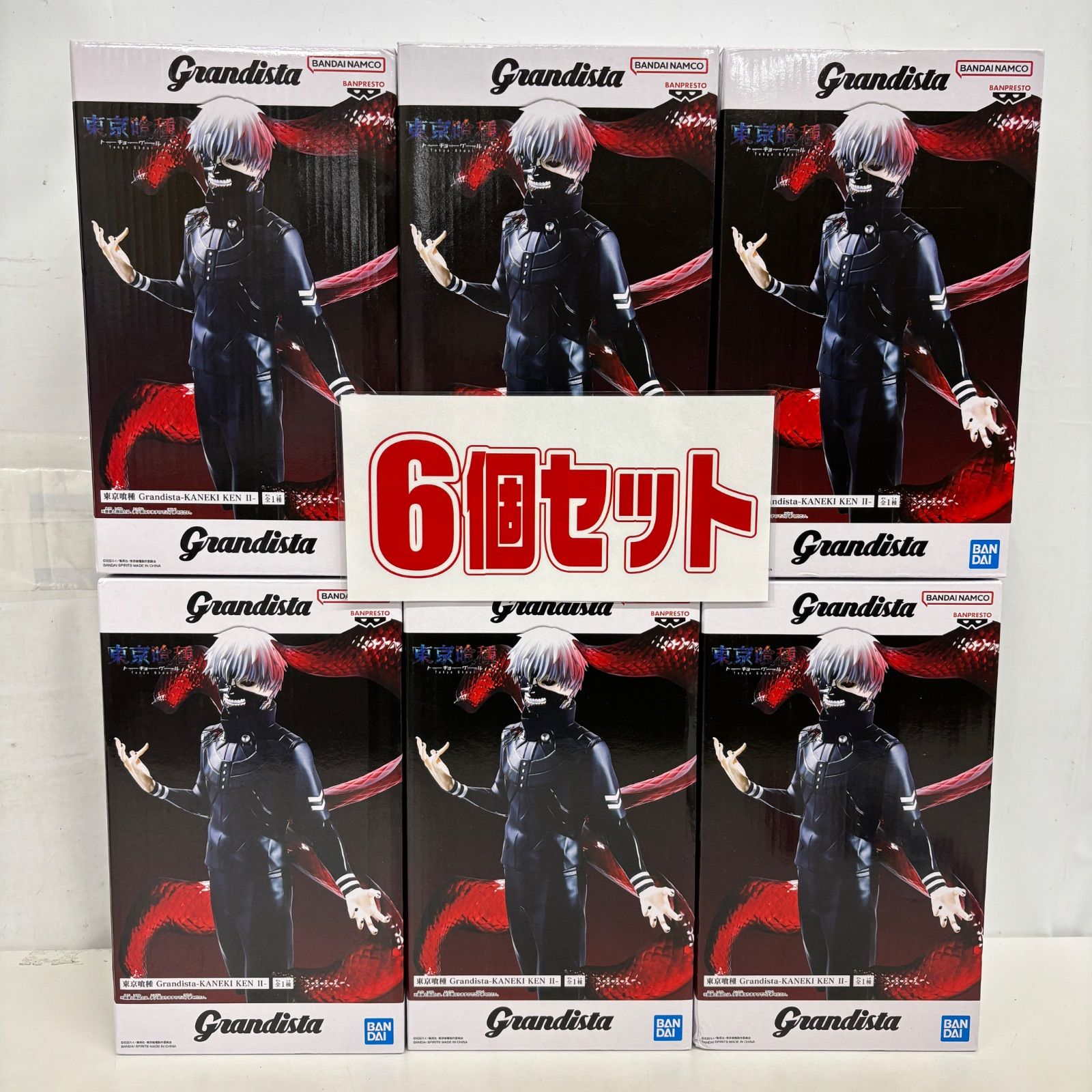 未開封 東京喰種 Grandista 金木研 フィギュア 6個セット LFK639 f101