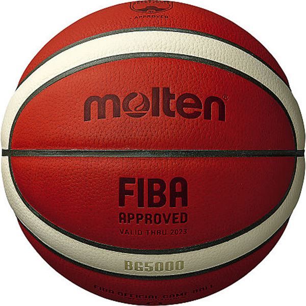 女子バスケの試合球に モルテン バスケットボール 6号球 BG5000 FIBA公認 天然皮革 屋内用 グリップ性能向上 一般・大学・高校・中学 女子用